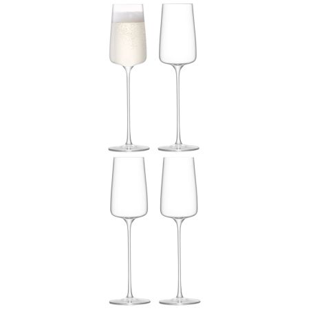 Metropolitan Champagne Glasses Set of 4