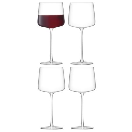 Metropolitan Red Wine Glasses Set of 4