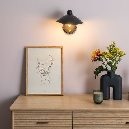 Milton Wall Lamp Black