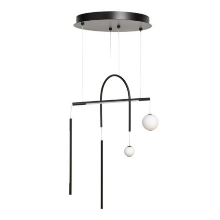 Saber Mobile LED Chandelier Pendant Light Black