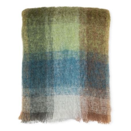 Mohair Check Throw 182 x 137cm