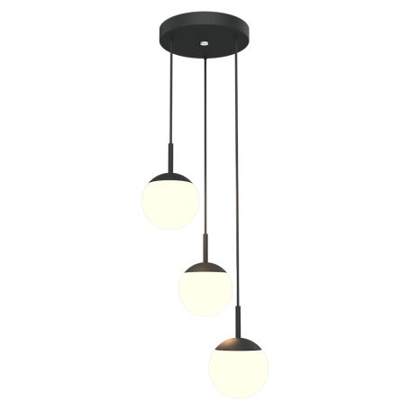 Mooon LED Outdoor Triple Pendant Light Anthracite