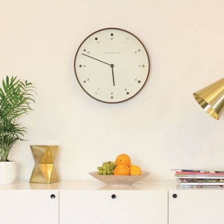 Mr Clarke Wall Clock Dark Dot Large