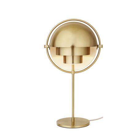 Multi Lite Table Lamp Brass Base