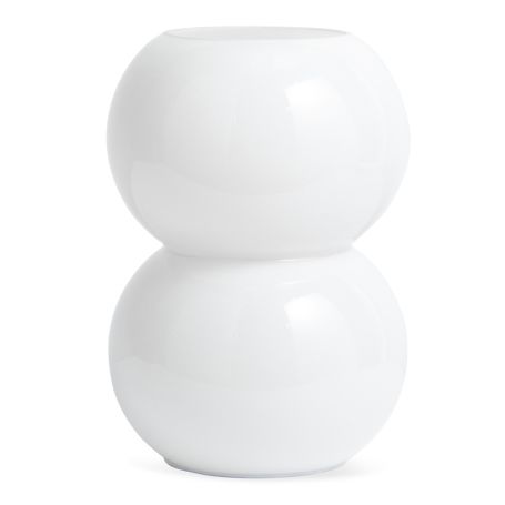 Murray Glass Table Lamp White