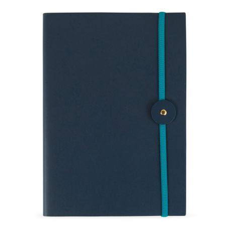 Navy and Teal A5 Notebook