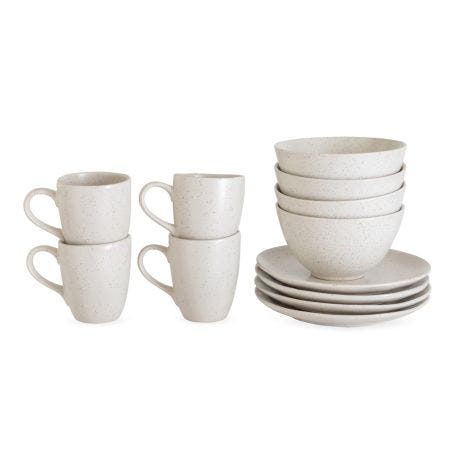 Nordic Vanilla 12 Piece Breakfast Set