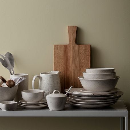 Nordic Vanilla Serve Bowl