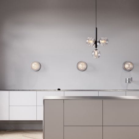 Liila 1 Wall Surface Light Large Silver