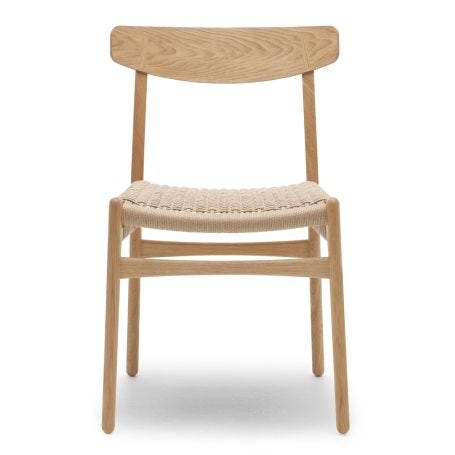 CH23 Chair Oak Frame & Backrest