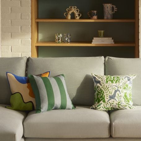 La Jungle Cushion Green 43 x 43cm
