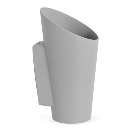 LED Outdoor or Bathroom Wall Light Torch Silver Grey