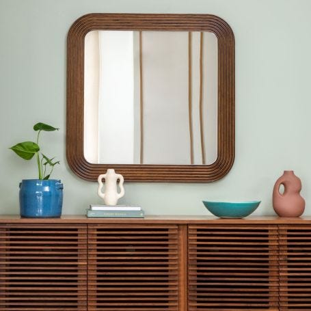 Oxbow Textured Wall Mirror