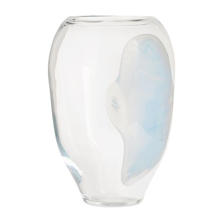 Jali Vase Ice Blue Large