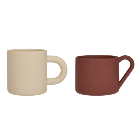 Nomu Cups Set of 2 Vanilla/Nutmeg