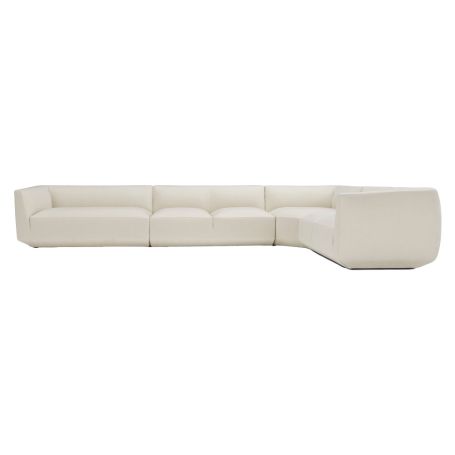 Panis Corner Sectional Sofa Fabric Fibris 03