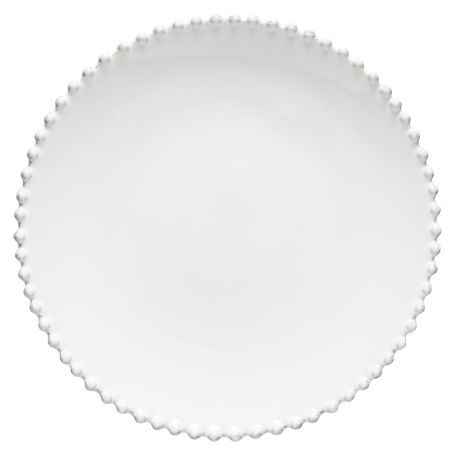 Pearl White Dinner Plate
