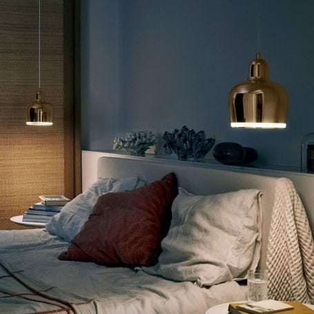 A330S Golden Bell Pendant Light