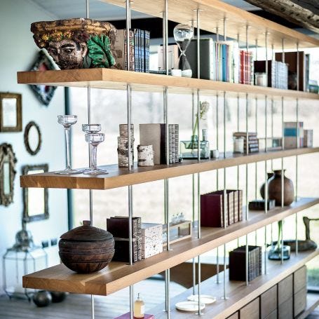 Piano Bookshelf Walnut