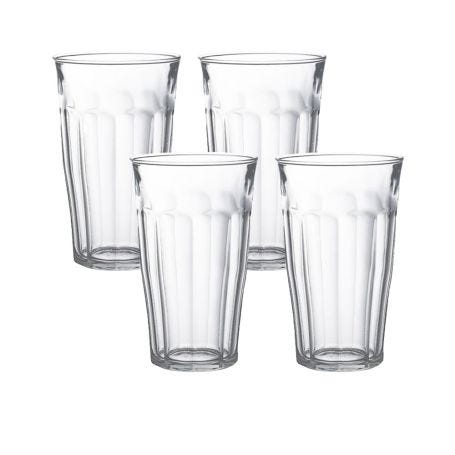 Picardie Glasses 50cl Clear Set Of 4