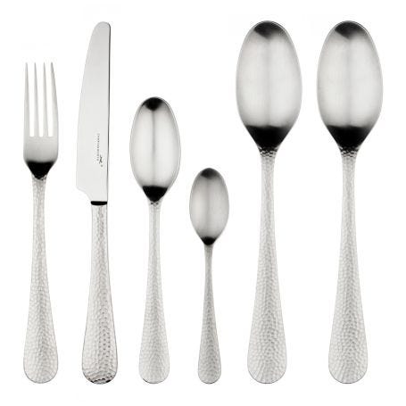Planish Satin Cutlery 42 Piece Set