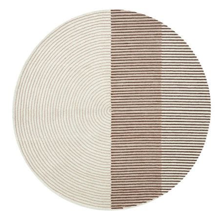 Ply Round Rug Pink