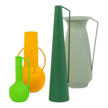 Roman Vases Green Set of 4