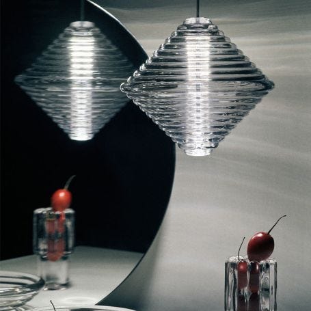 Press Cone Pendant Clear