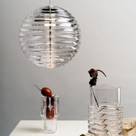 Press Sphere Pendant Clear