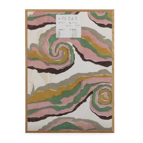 Swirls Print by Print Sisters