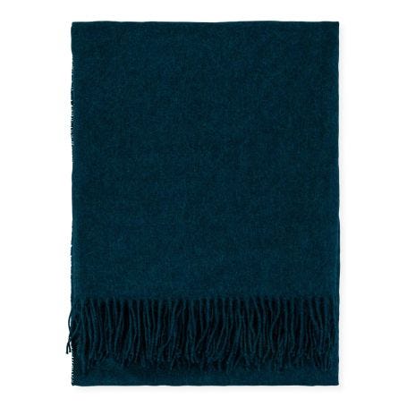 Pure Alpaca Throw Petrol 150 x 180cm