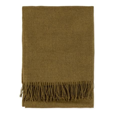 Pure Alpaca Throw Tobacco 150 x 180cm