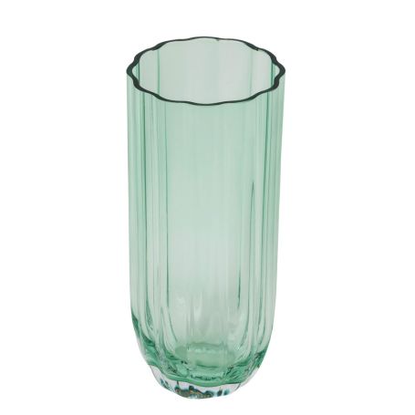 Ripple Column Recycled Vase