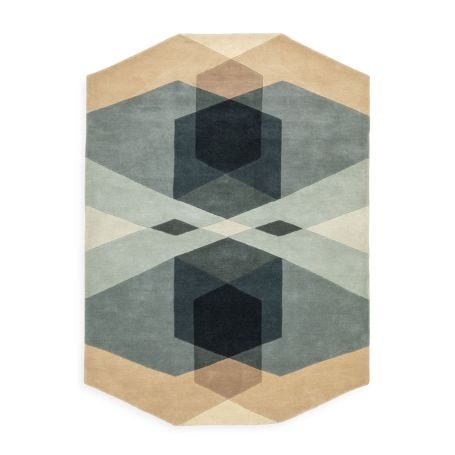 Reflect Rug Dark Blue