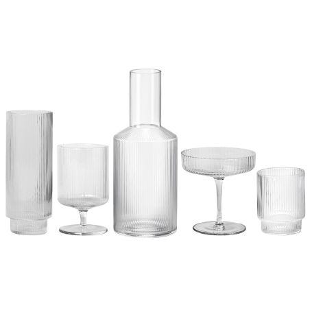 Ripple Glassware Clear