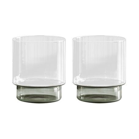 Rye Smoke Water/Beer Glasses Set of 2