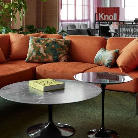 Saarinen Coffee Table with Black Base
