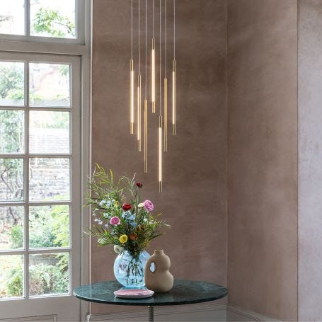 Saber LED Chandelier 7 Light Cluster Pendant
