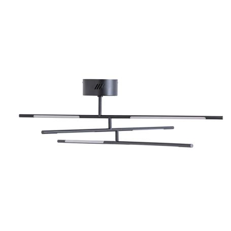 Saber LED Flush Chandelier Black