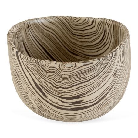 Nerikomi Small Bowl Black/White