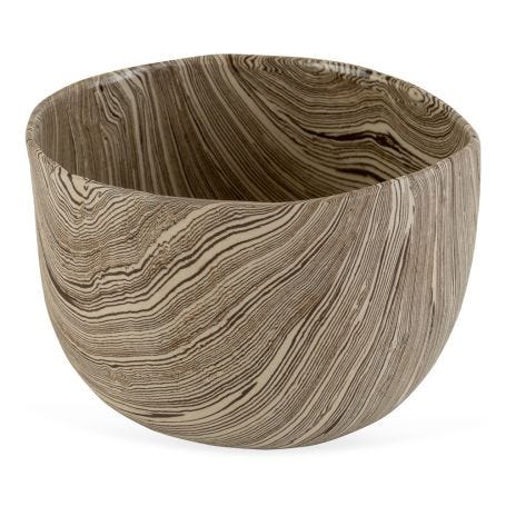 Nerikomi Medium Bowl Black/White