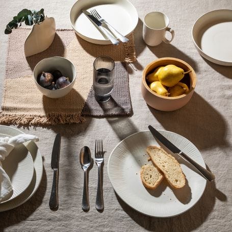 Planish Satin Cutlery 24 Piece Set