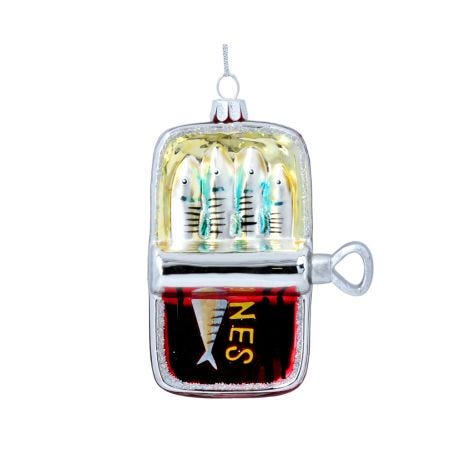 Glass Sardines Decoration
