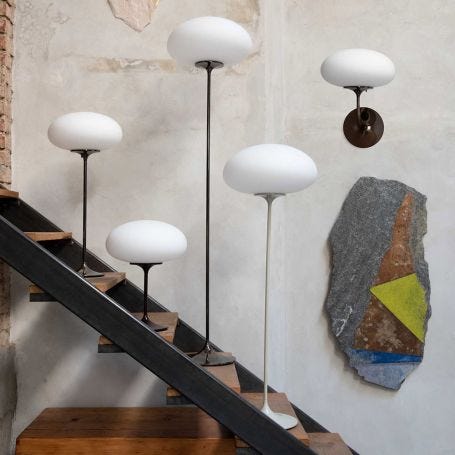 Stemlite Floor Lamp Black Chrome