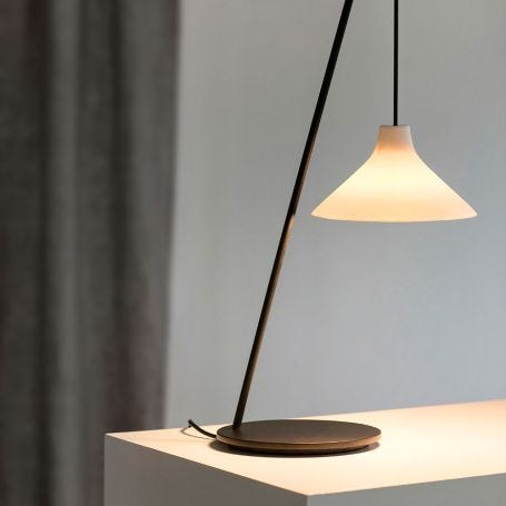 Seam Table Lamp White