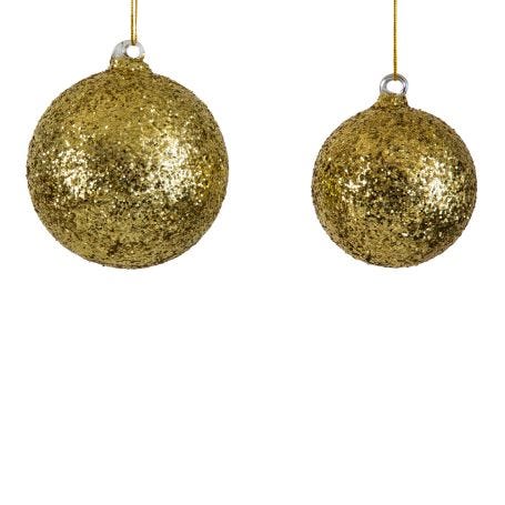 Sequin Ball Decoration in Gold