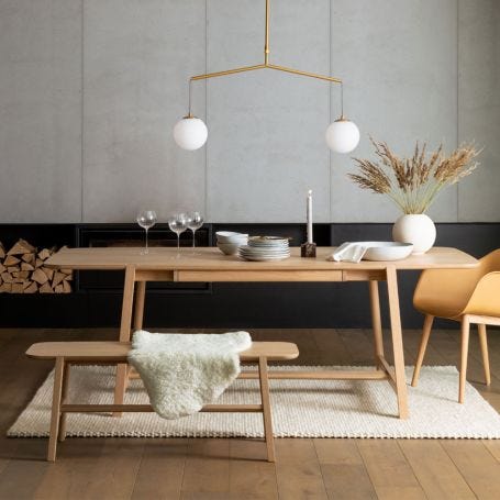 Lean Dining Table Oak