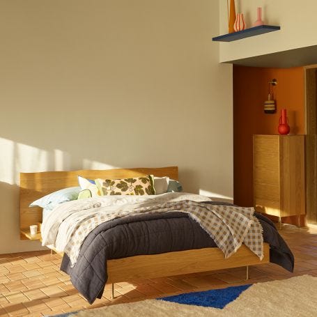 Linen Cotton Quilt Navy