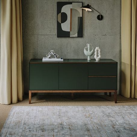 Ushak Rug Suleiman Grey