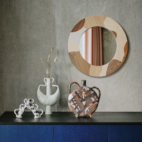 Round Wall Mirror 50cm